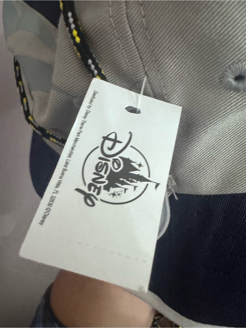 Disney Cruise Line Two-Tone Bucket Hat in Navy & Light Gray NWT - Picture 7 of 10